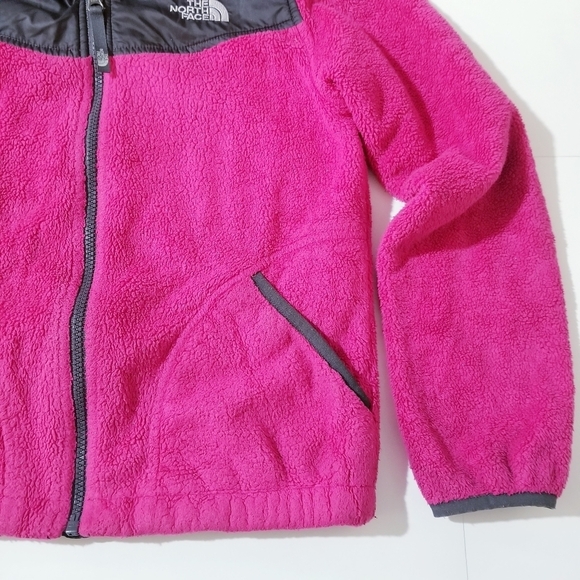 The North Face Kids Oso Fleece Zip Hood Jacket M 10/12 - Picture 10 of 11